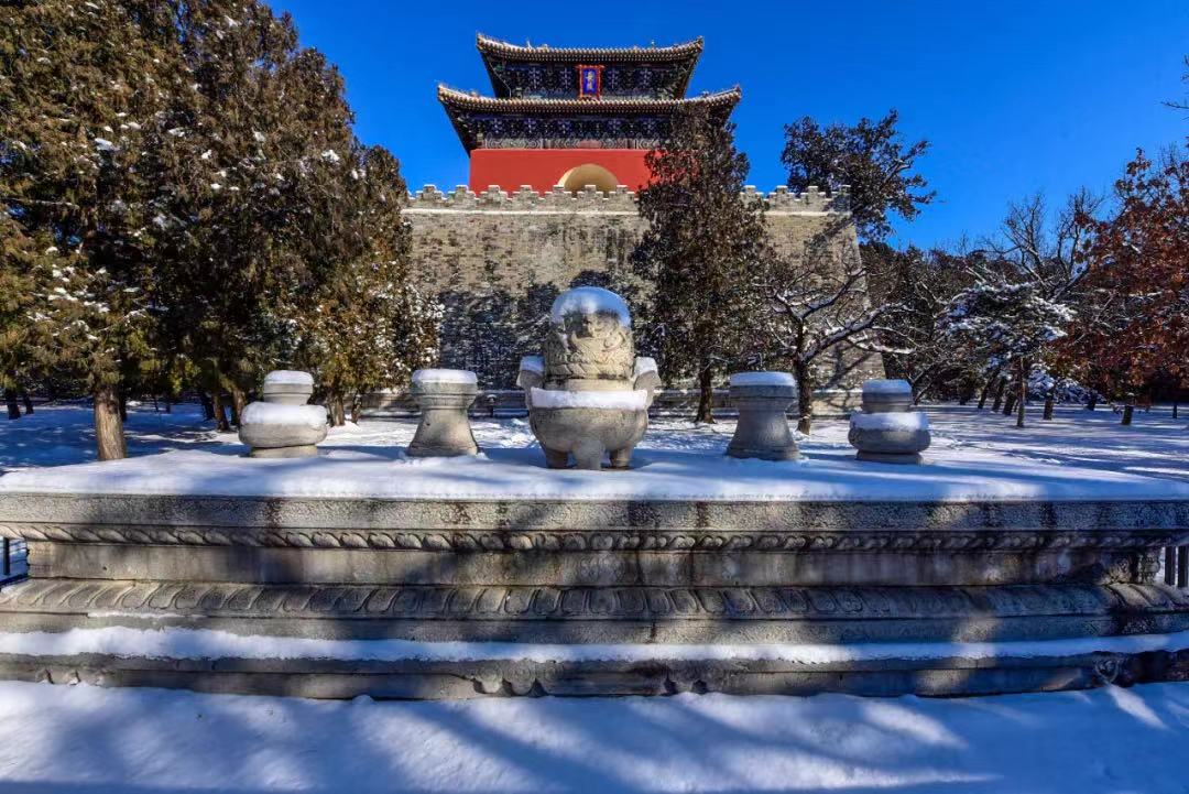 长陵雪景